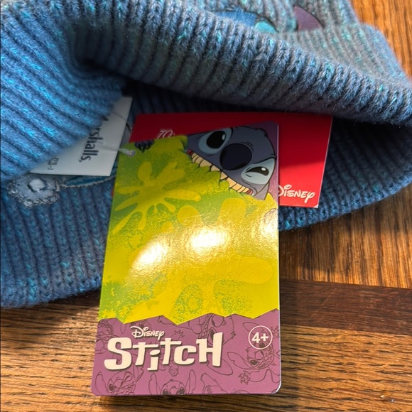 Disney Blue Stitch Embroidered Knit Hat - Picture 2 of 3